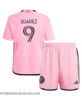 Inter Miami Luis Suarez #9 Maglia Gara Casa Repliche 2024-25 Bambino